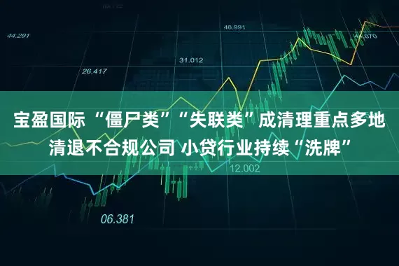 宝盈国际 “僵尸类”“失联类”成清理重点多地清退不合规公司 小贷行业持续“洗牌”