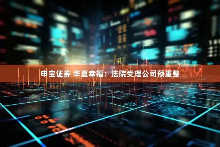 申宝证券 华夏幸福：法院受理公司预重整